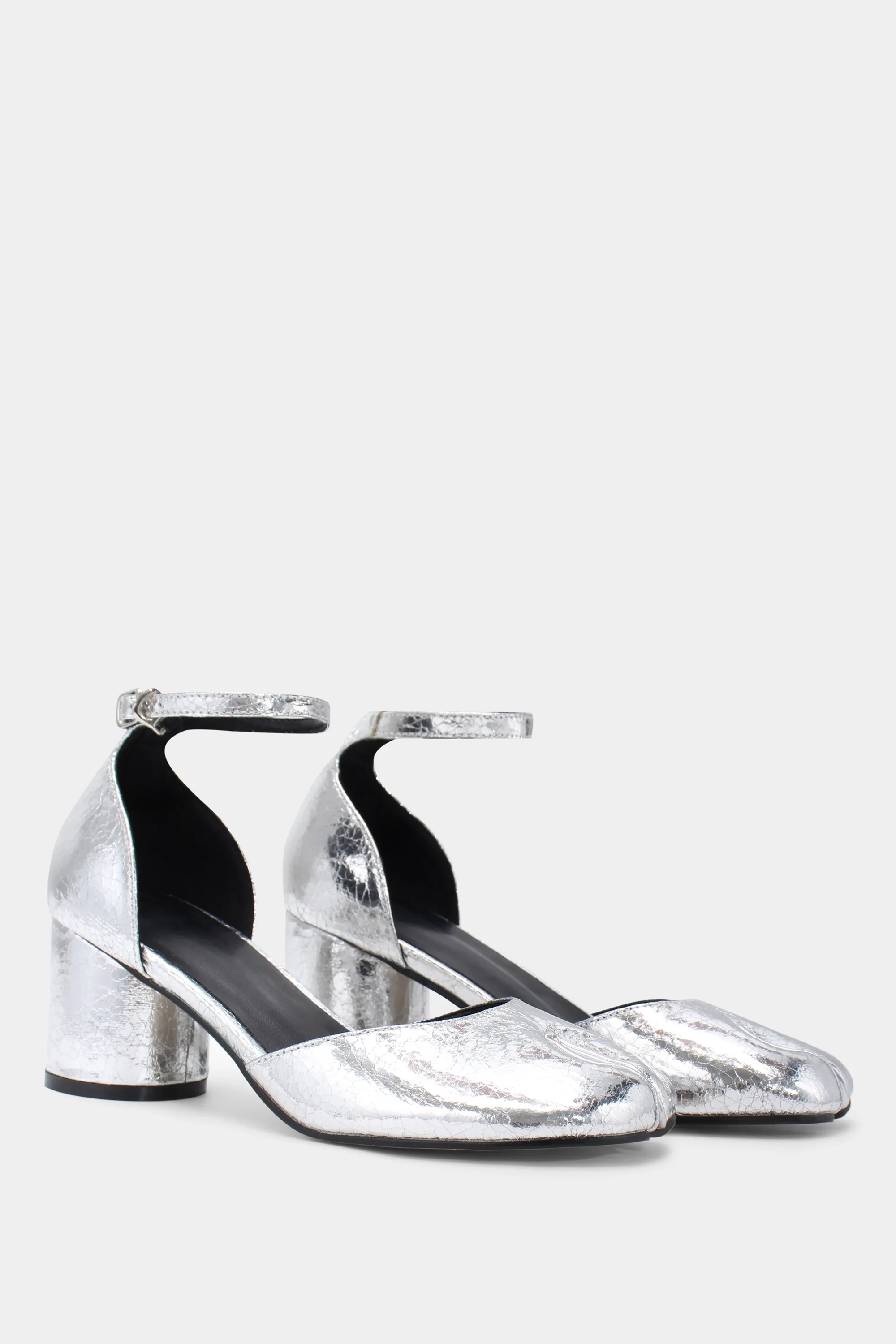 Cobrah Mary Janes - Silver