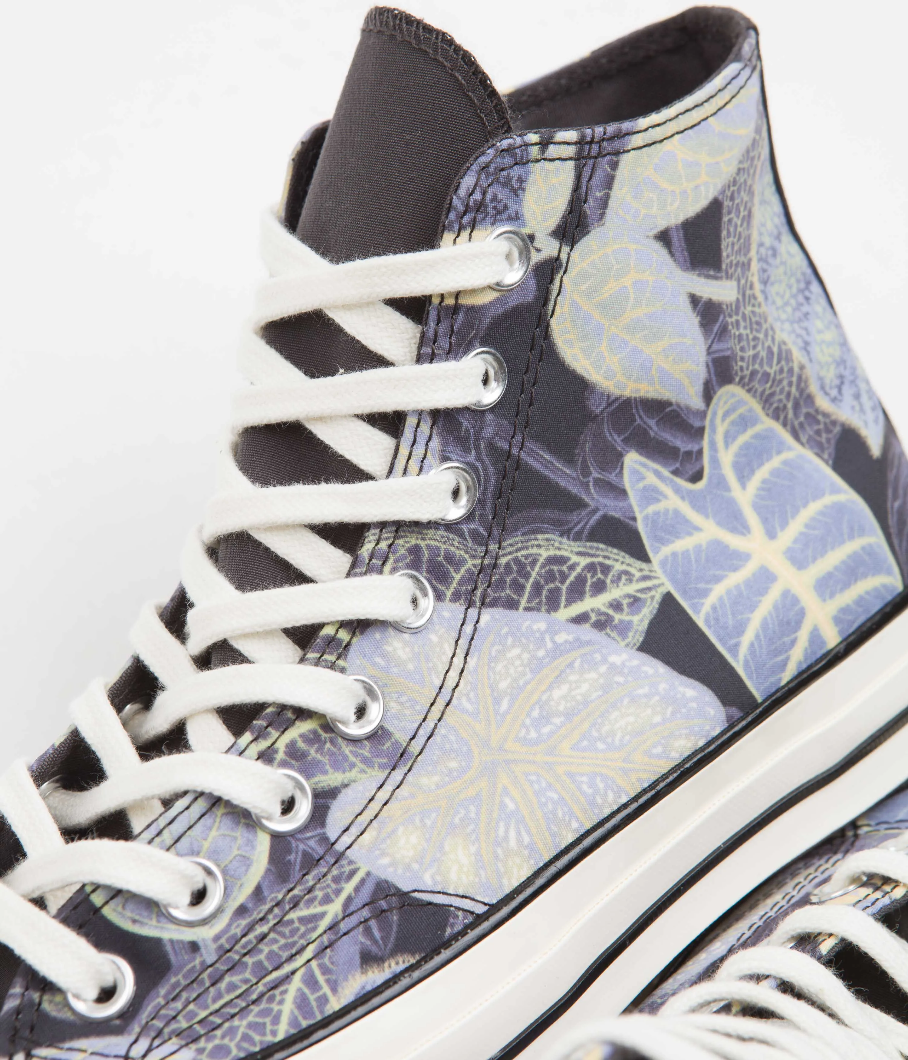 Converse CTAS 70's Hi Tropical Leaf Print Shoes - Storm Wind / Egret / Black