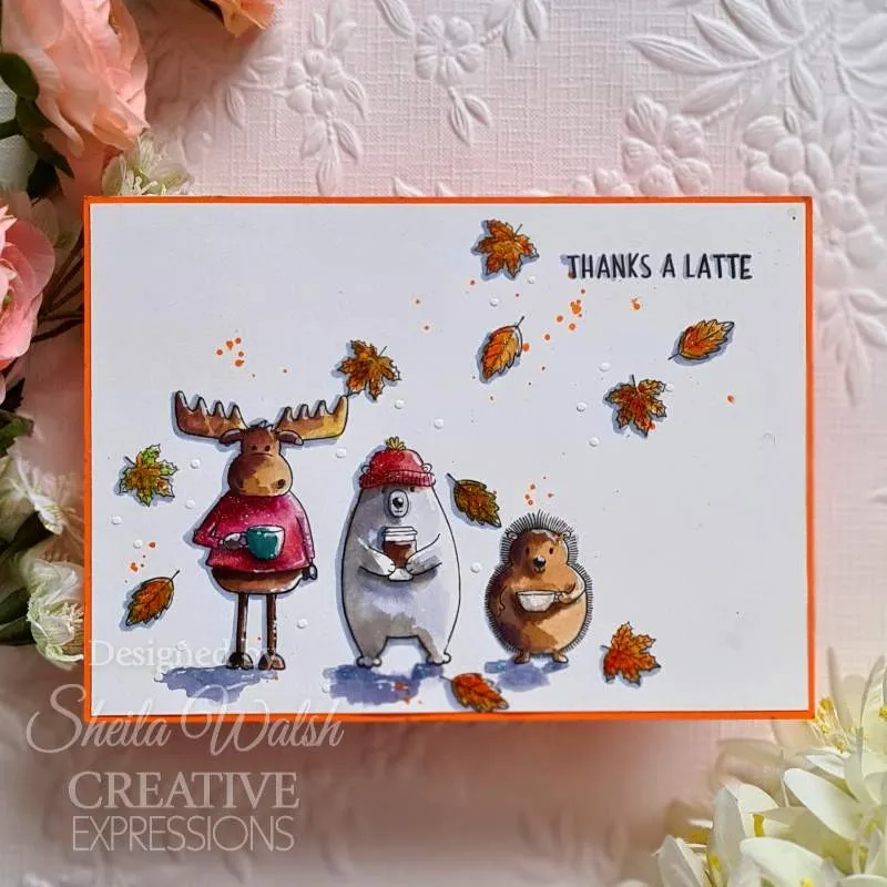 Creative Expressions Jane's Doodles Clear Stamp Set 6"x 8" - Warm Hugs^