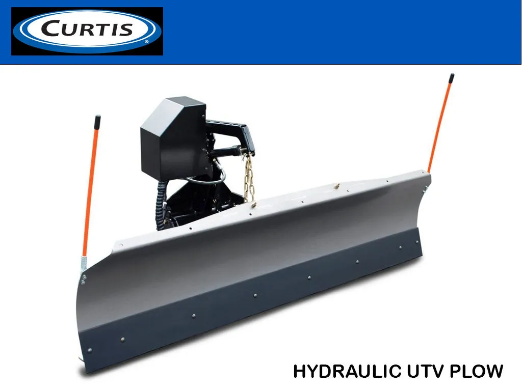 CURTIS UTV hydraulic operated snow plow