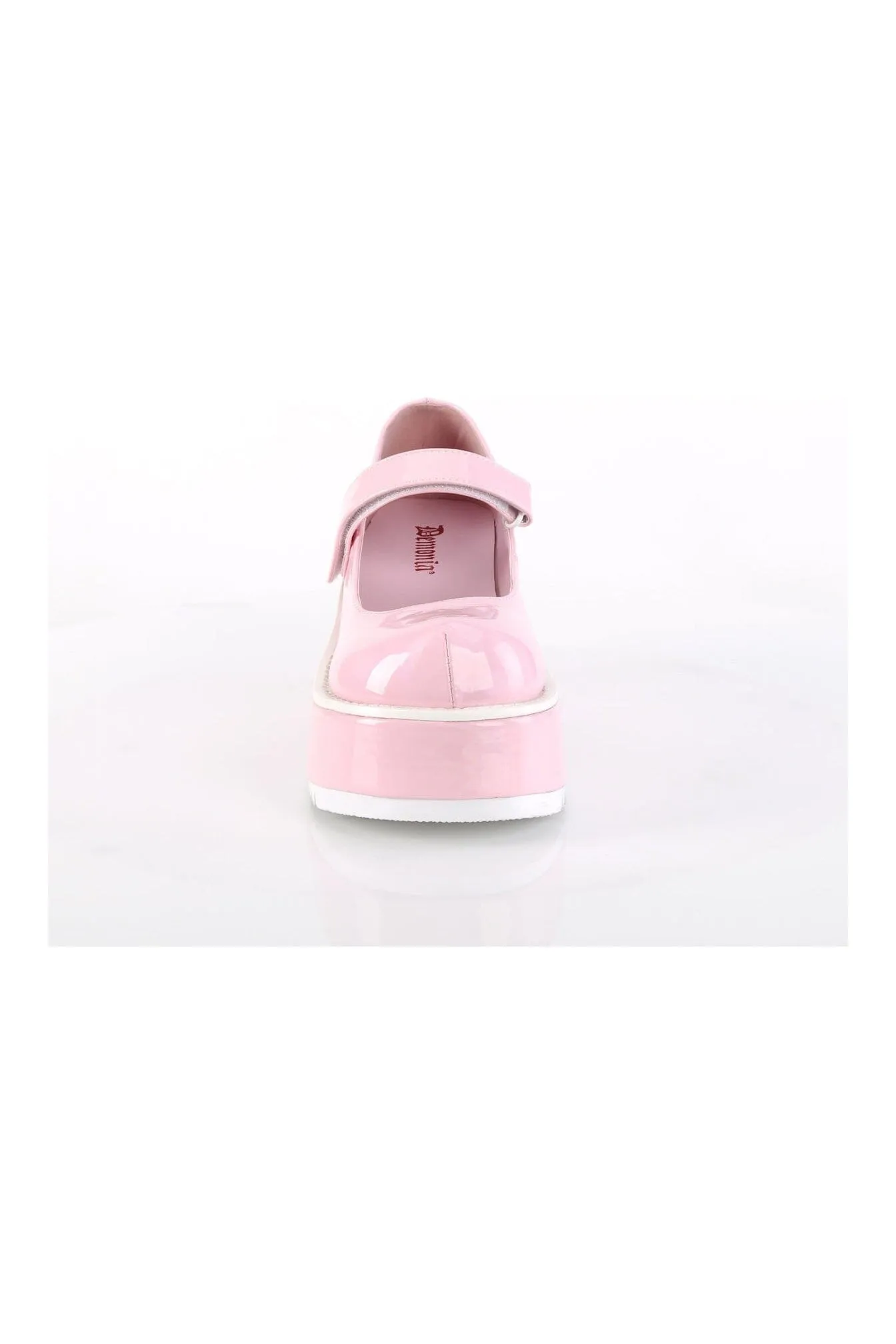 DOLLIE-01 Pink Hologram Patent Mary Janes