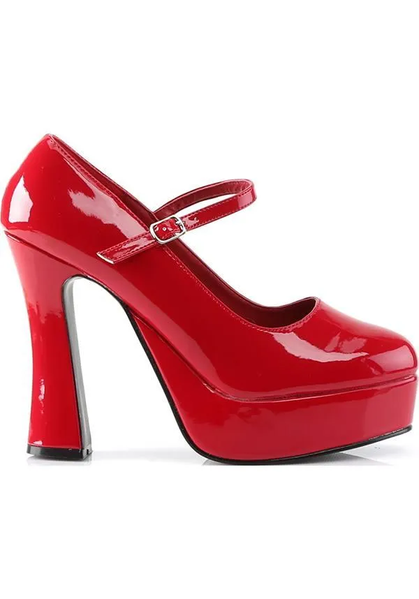 DOLLY-50 [Red Patent] | HEELS [PREORDER]