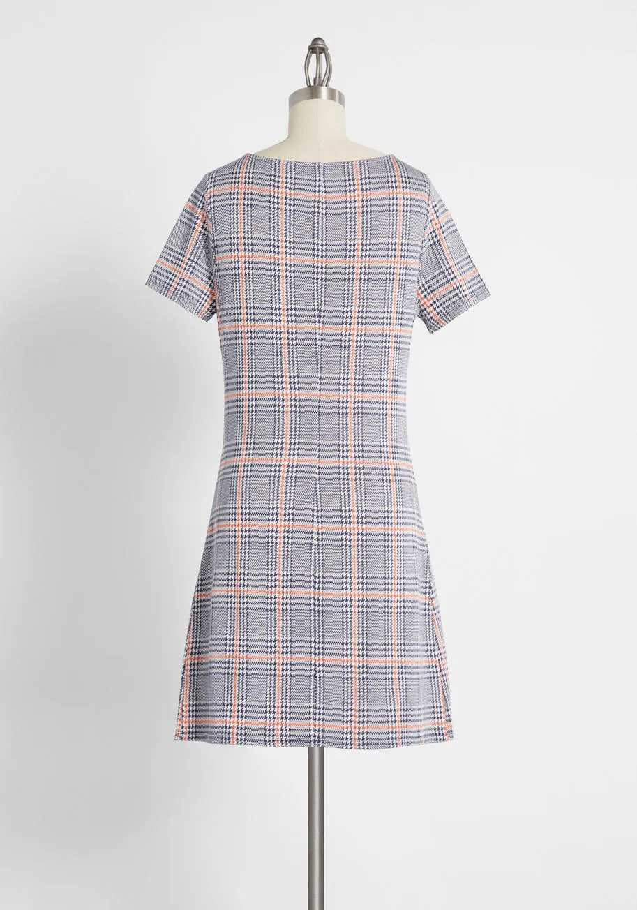 Don't Be Plaid About Fall Shift Dress