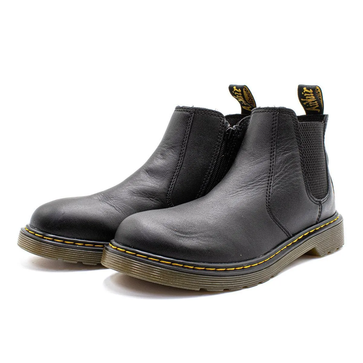 Dr. Martens Air Wair Ankle Boots Leather Black Colour For Women