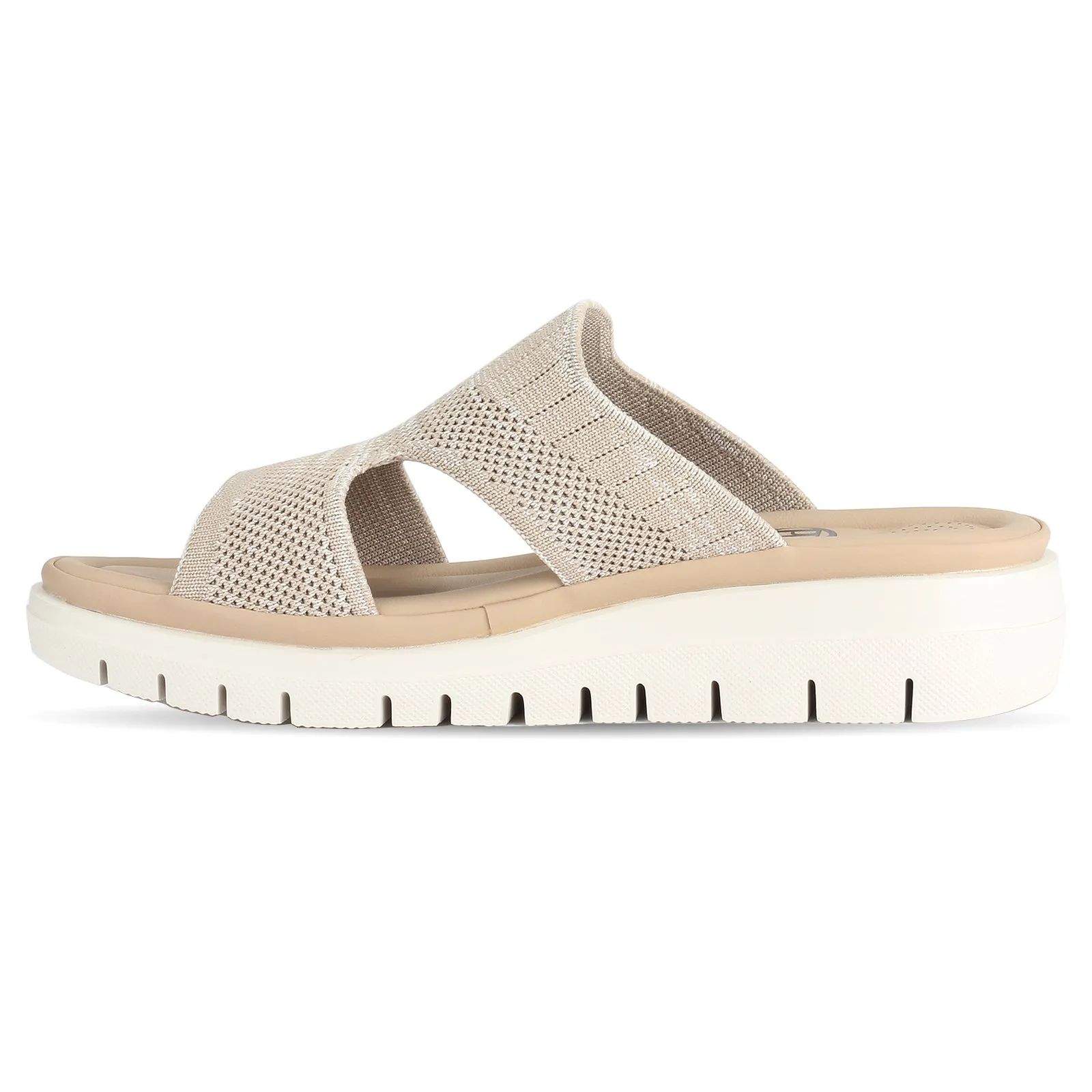 Eden women's knit textured slip-on mule