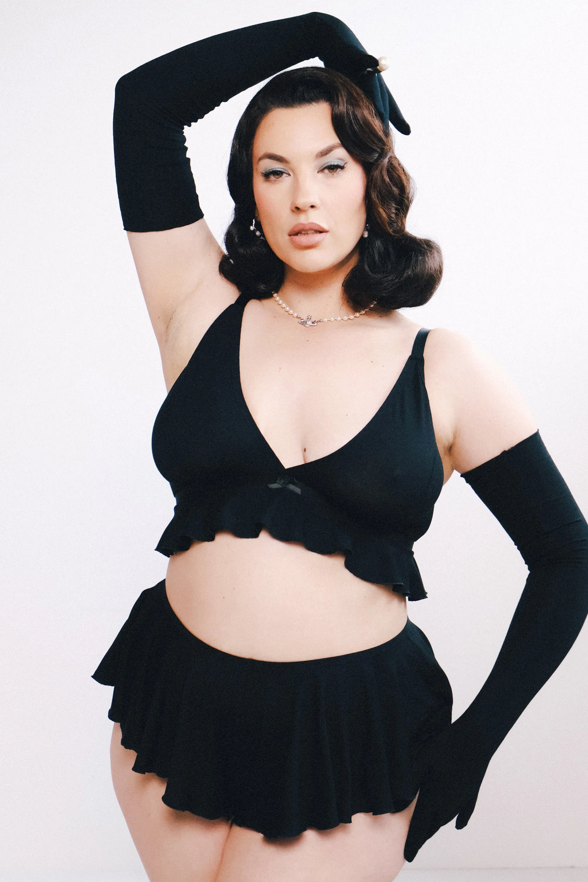 Elise Bralette Black Modal Jersey