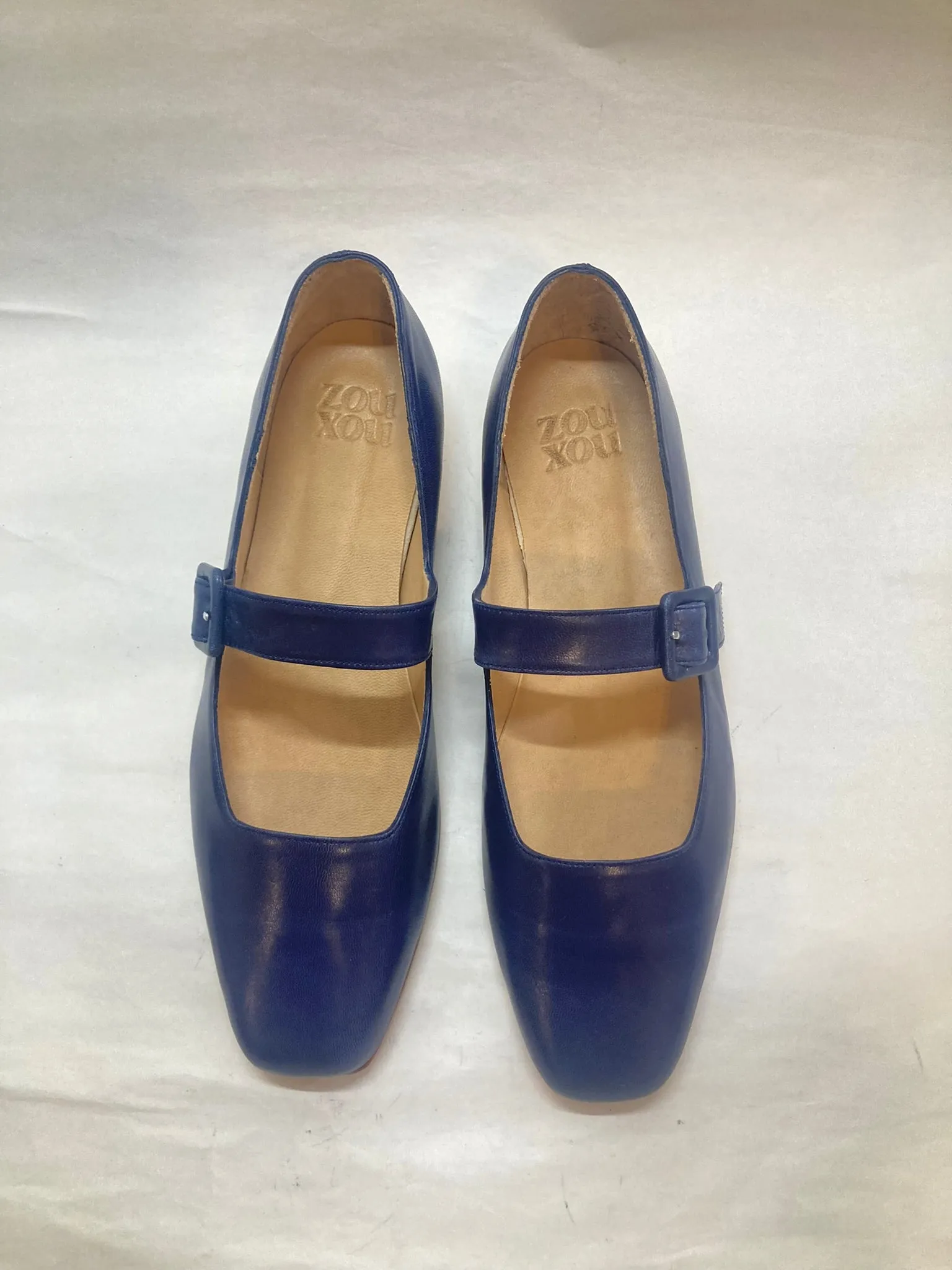 Eugenia Flat in Indigo Size 41