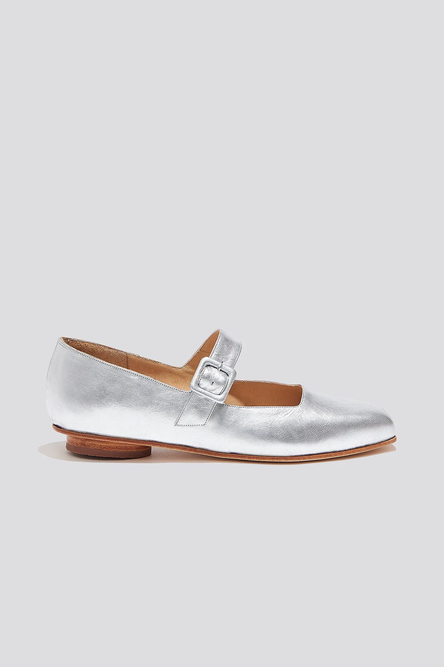 Eugenia Flat in Silver