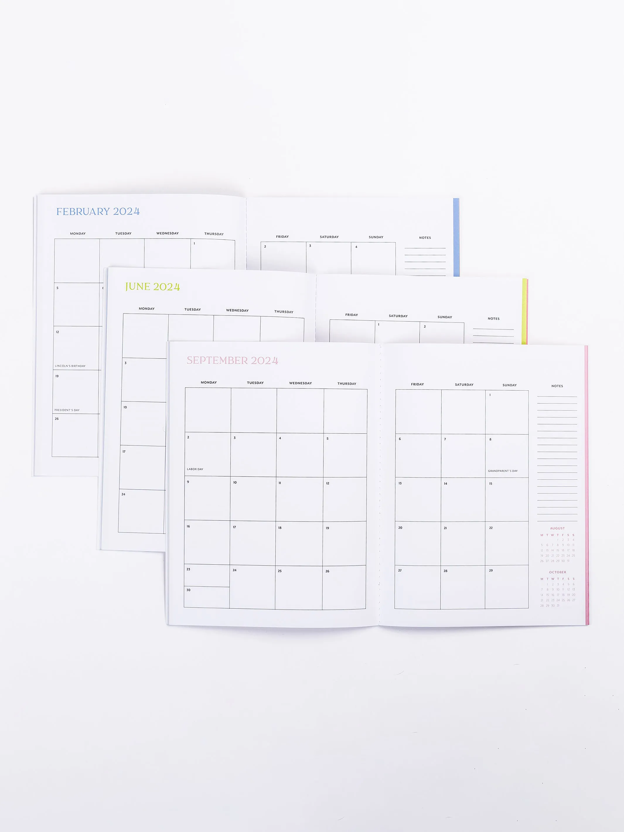 FINAL SALE - 2024 Medium Monthly Planner | Bubble Over Blue