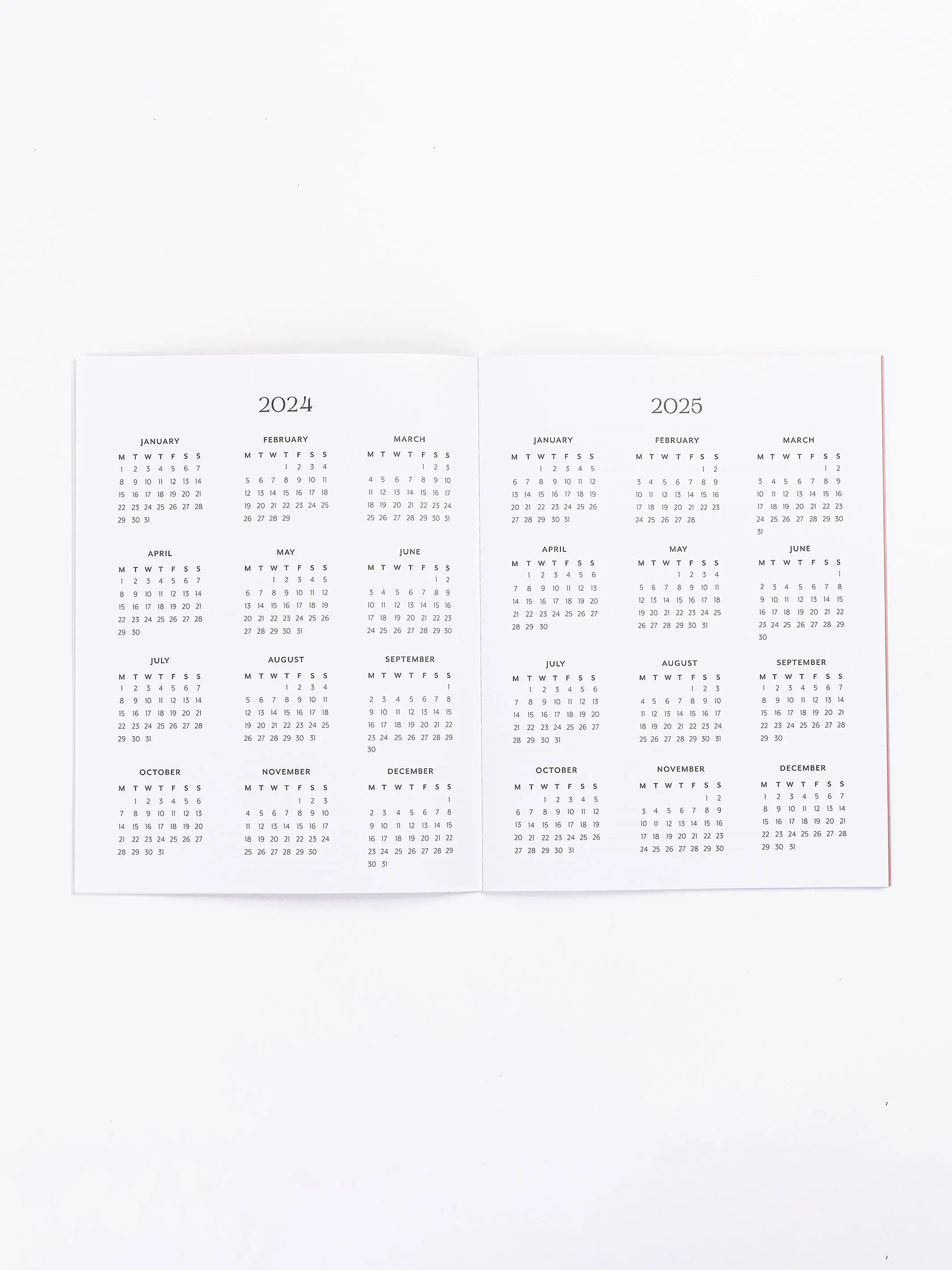 FINAL SALE - 2024 Medium Monthly Planner | Tick Tock Blue & Gold