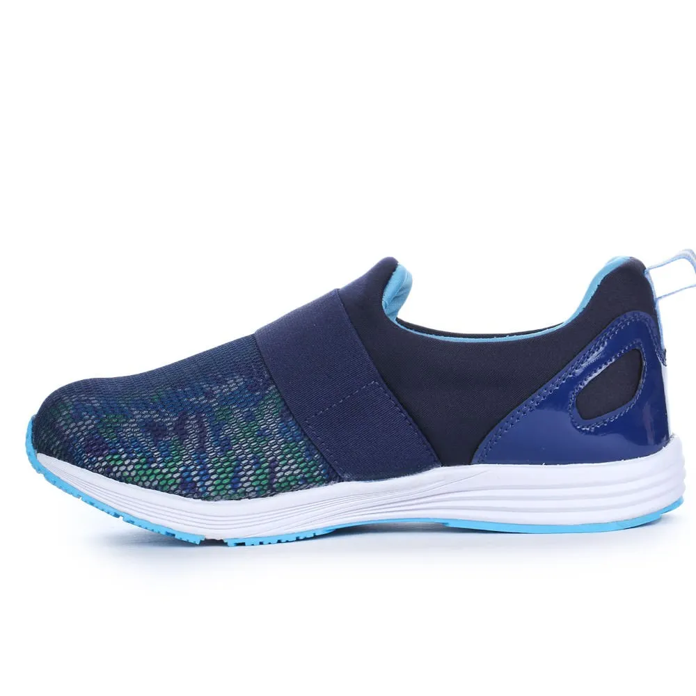 Force 10 Women's Blue Sports Non Lacing (MARTIE-5N)