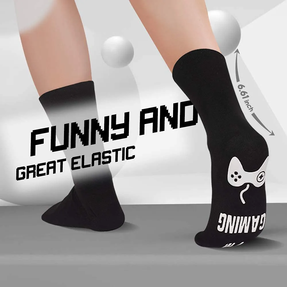 Funny Gaming Socks Gifts for Men - Stocking Stuffers for Women Christmas Gifts