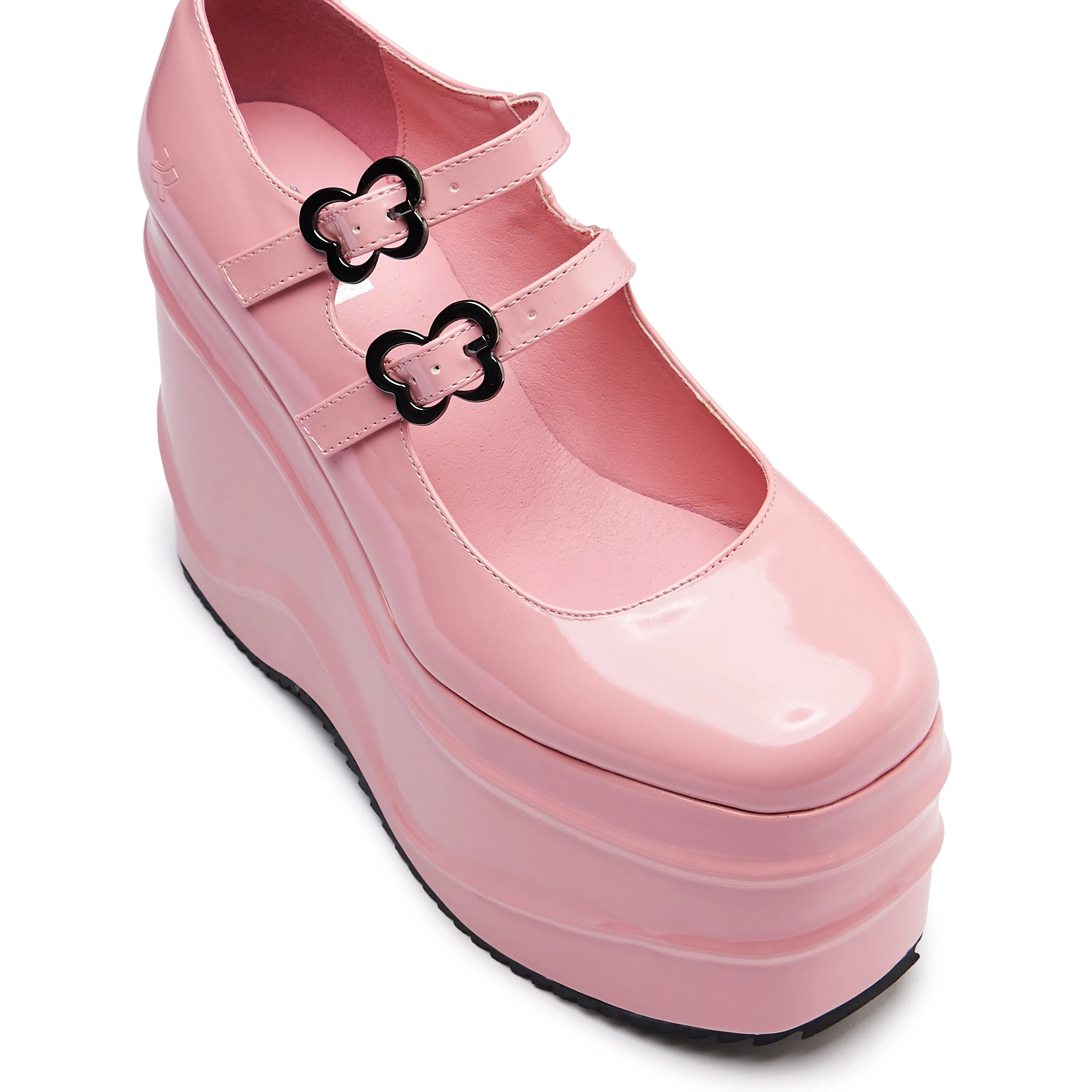 Good Fairy Princess Mega Platform Mary Janes - Pink