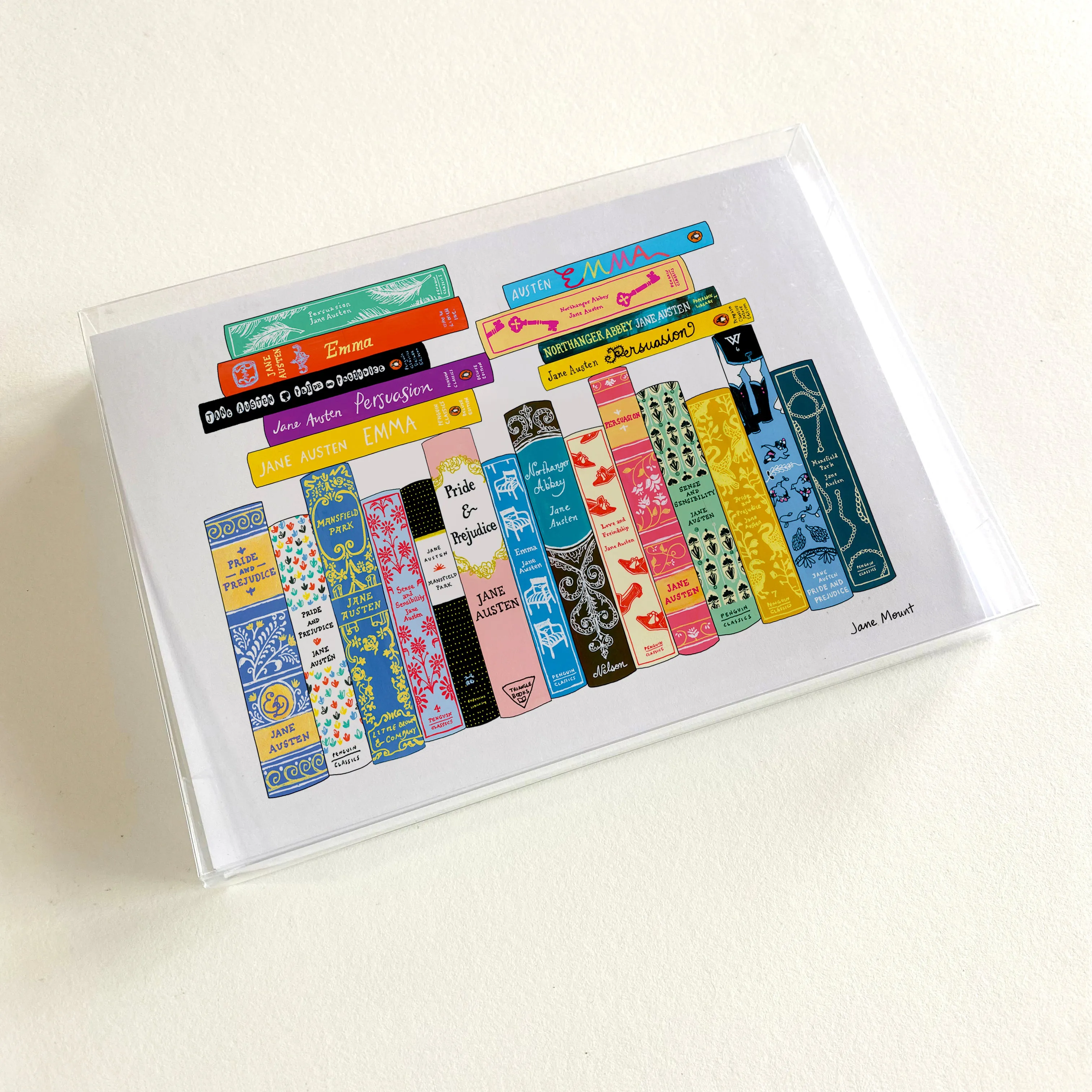 Greeting Cards - Ideal Bookshelf 1190: Jane Austen