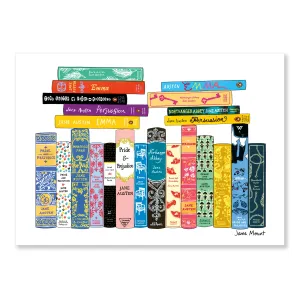 Greeting Cards - Ideal Bookshelf 1190: Jane Austen