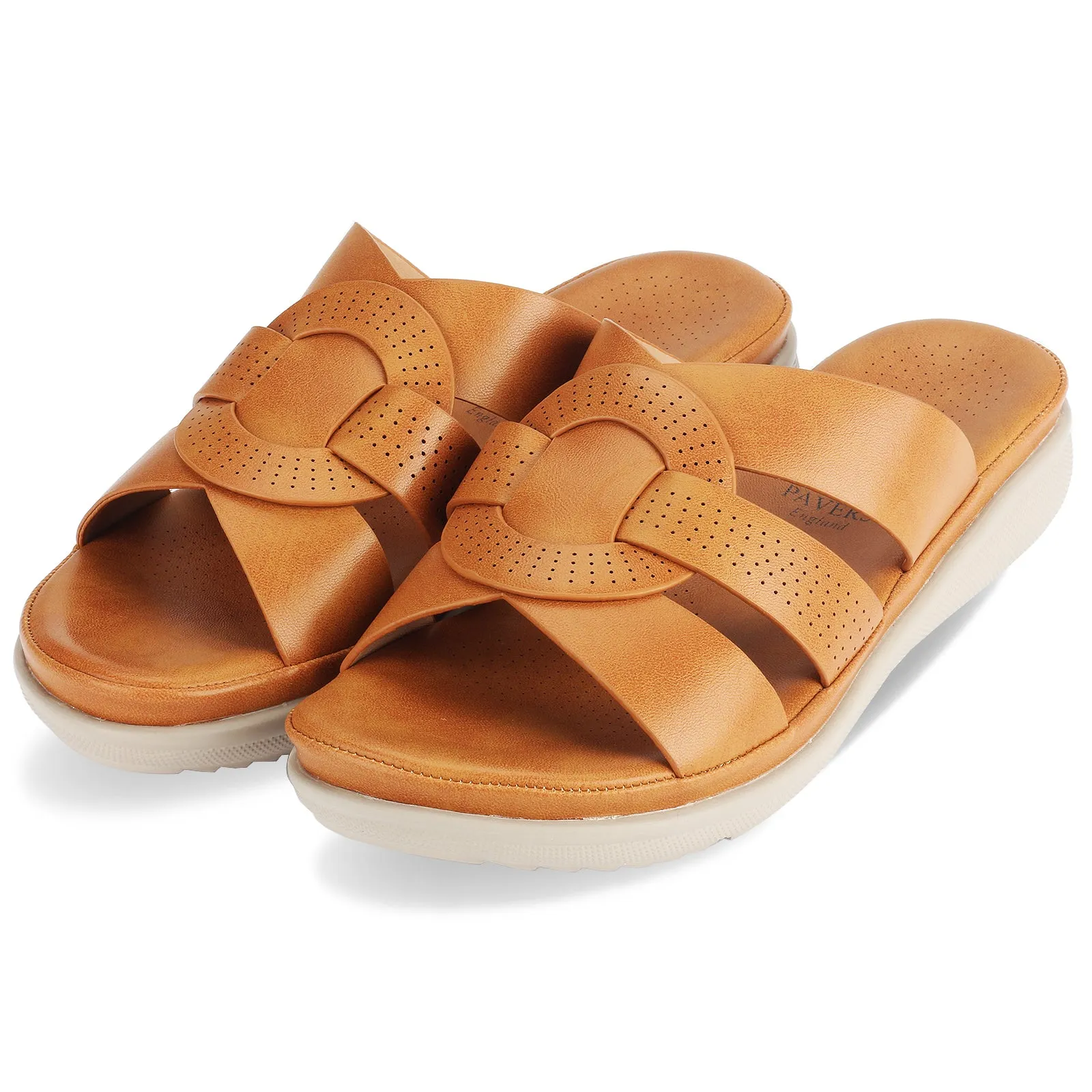 Hayley women's open toe slide sandal