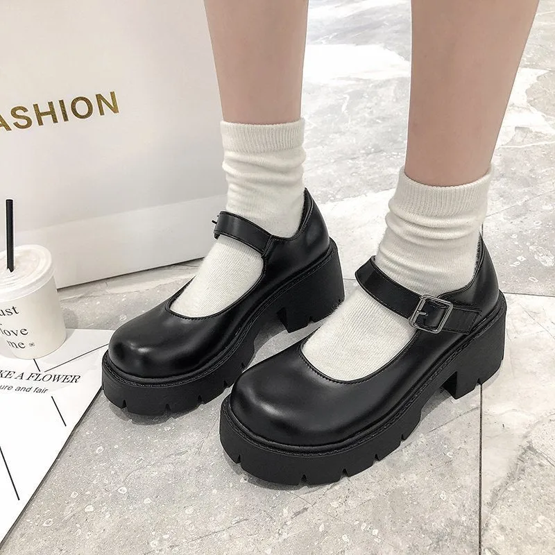 Japanese Mary Jane Platform JK Student Shoes