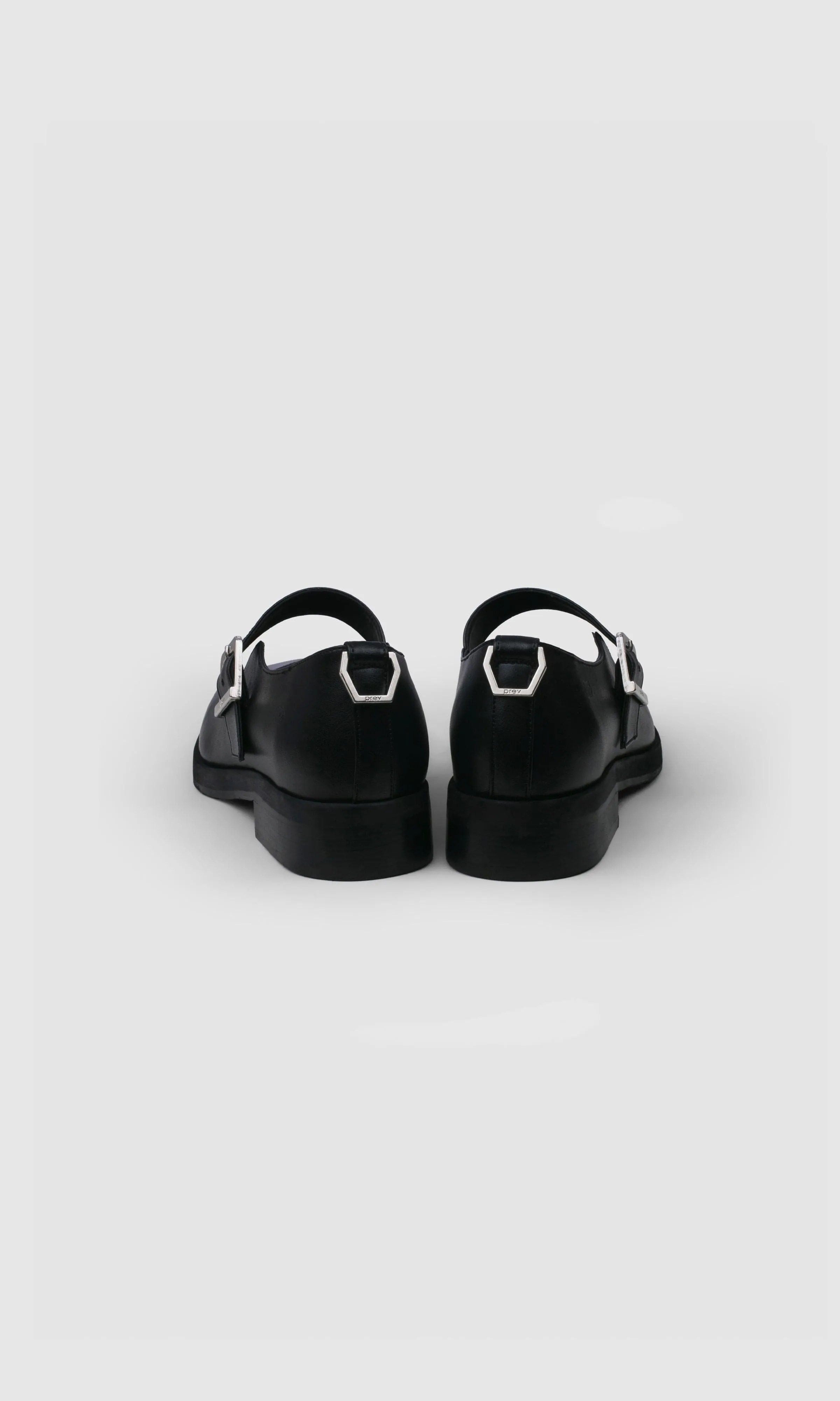 Jenny Apple Leather Square Toe Mary Janes | Black