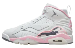 Jordan Vintage Basketball Sneakers, White/Light Pink