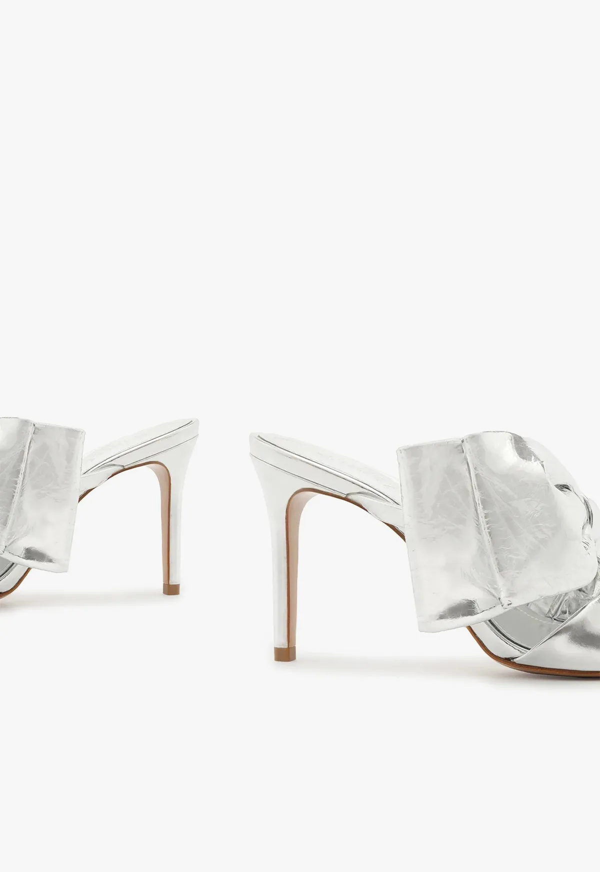 Judy High Smashed Metallic Sandal