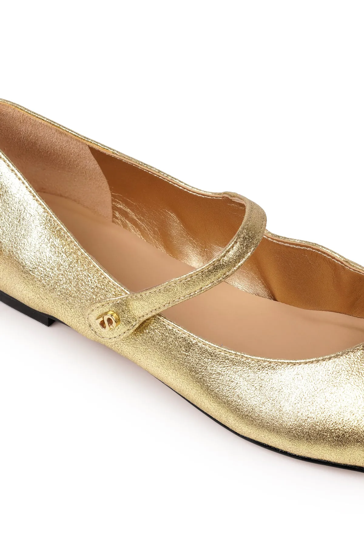 Katy Mary Janes - Gold