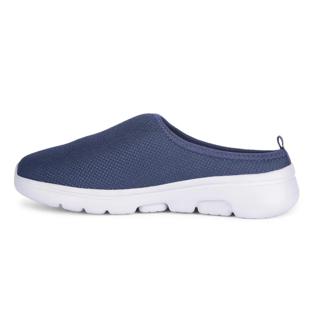 Leap7x Casual Navy Blue Mule For Men EZZIER-1E By Liberty