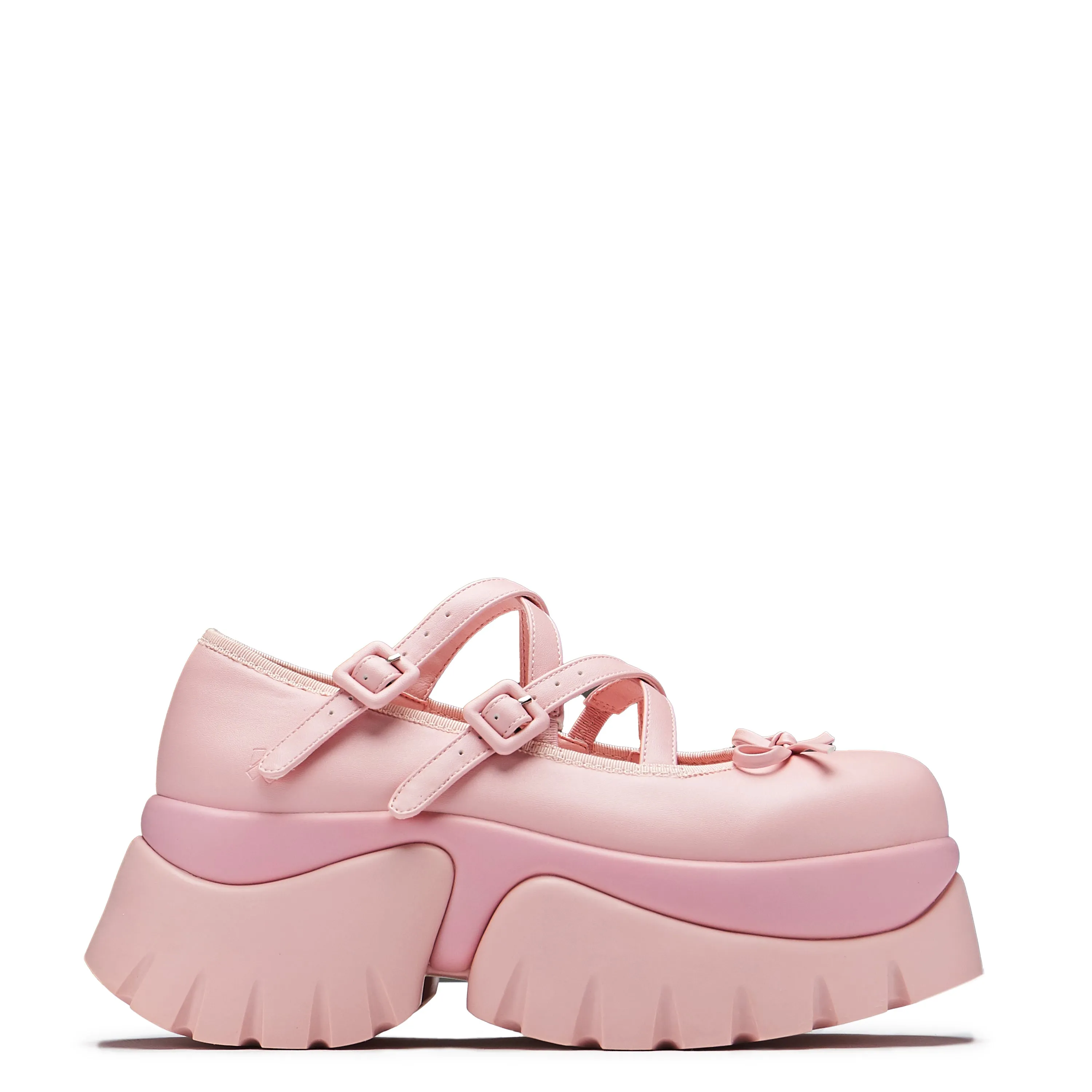 Margot Monster Platform Mary Janes - Pink