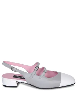 Mary Janes Abricot grey/ivory