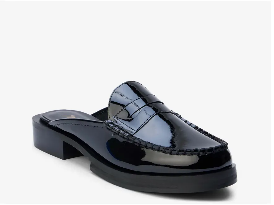 Matisse Tasha Mule Black Patent