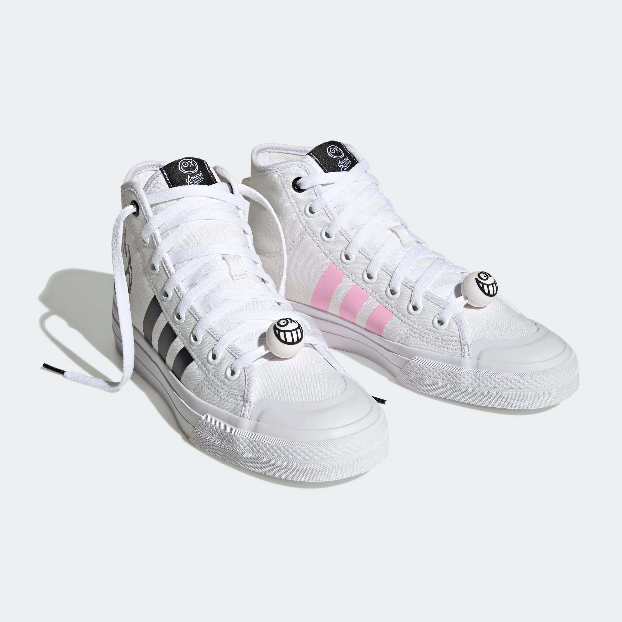 Men's adidas Originals Nizza High RF x André Saraiva Shoes White