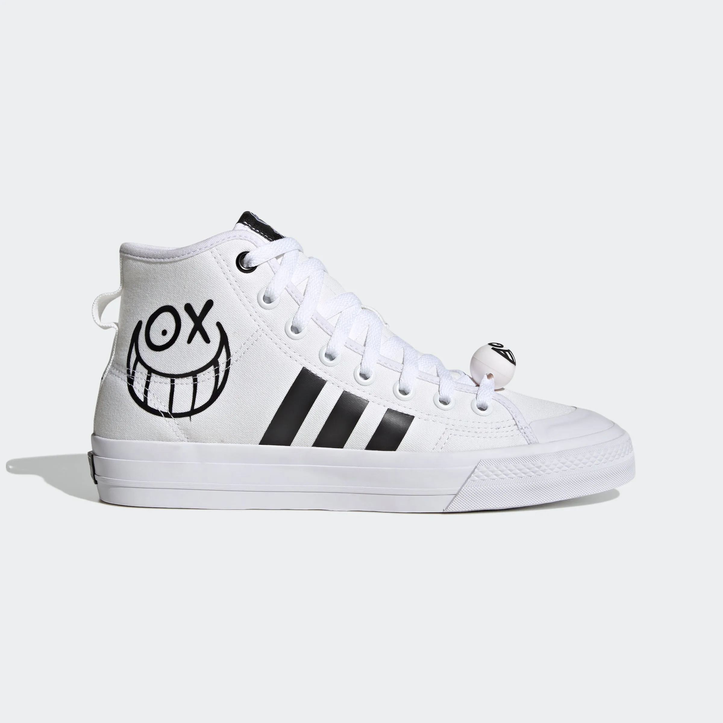 Men's adidas Originals Nizza High RF x André Saraiva Shoes White