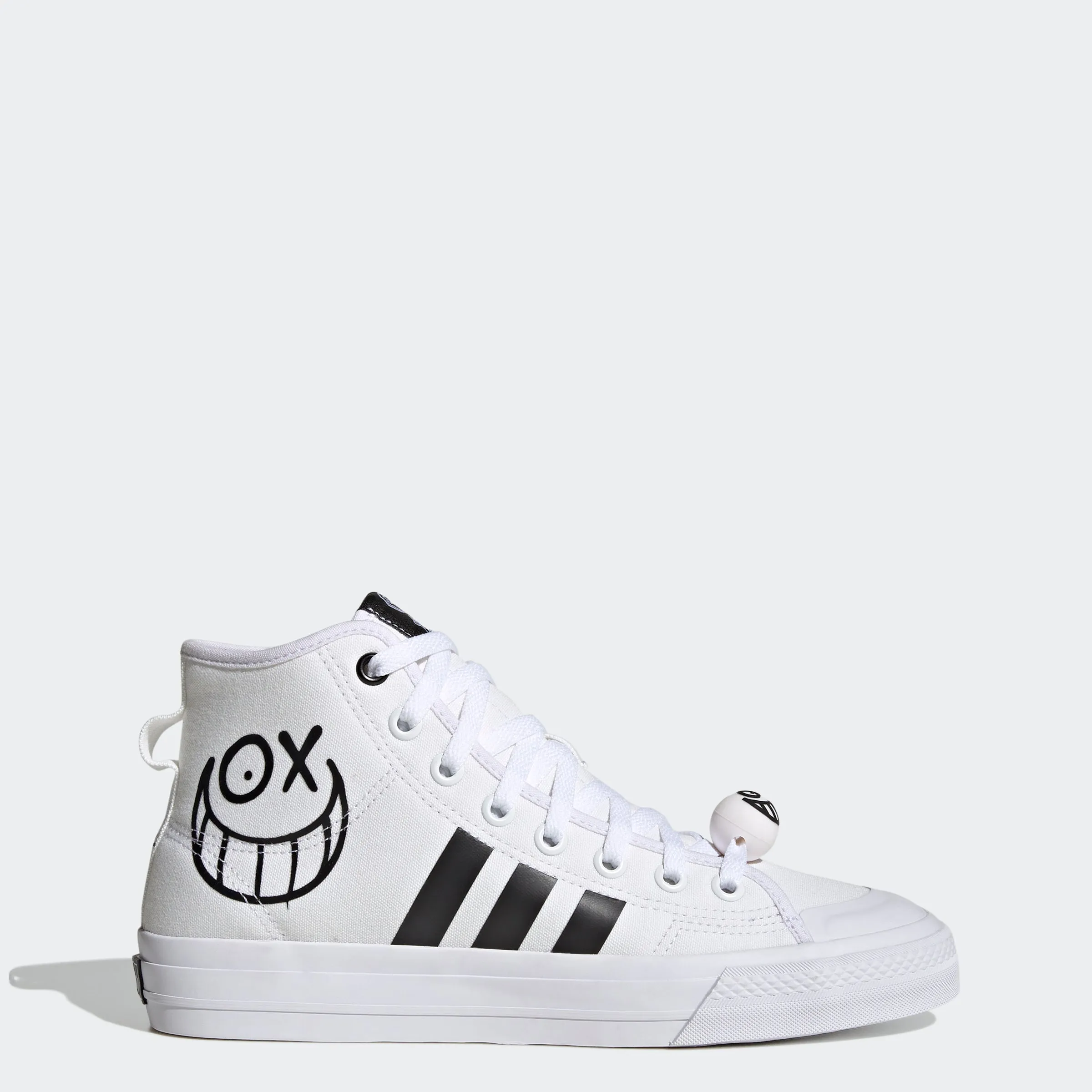 Men's adidas Originals Nizza High RF x André Saraiva Shoes White