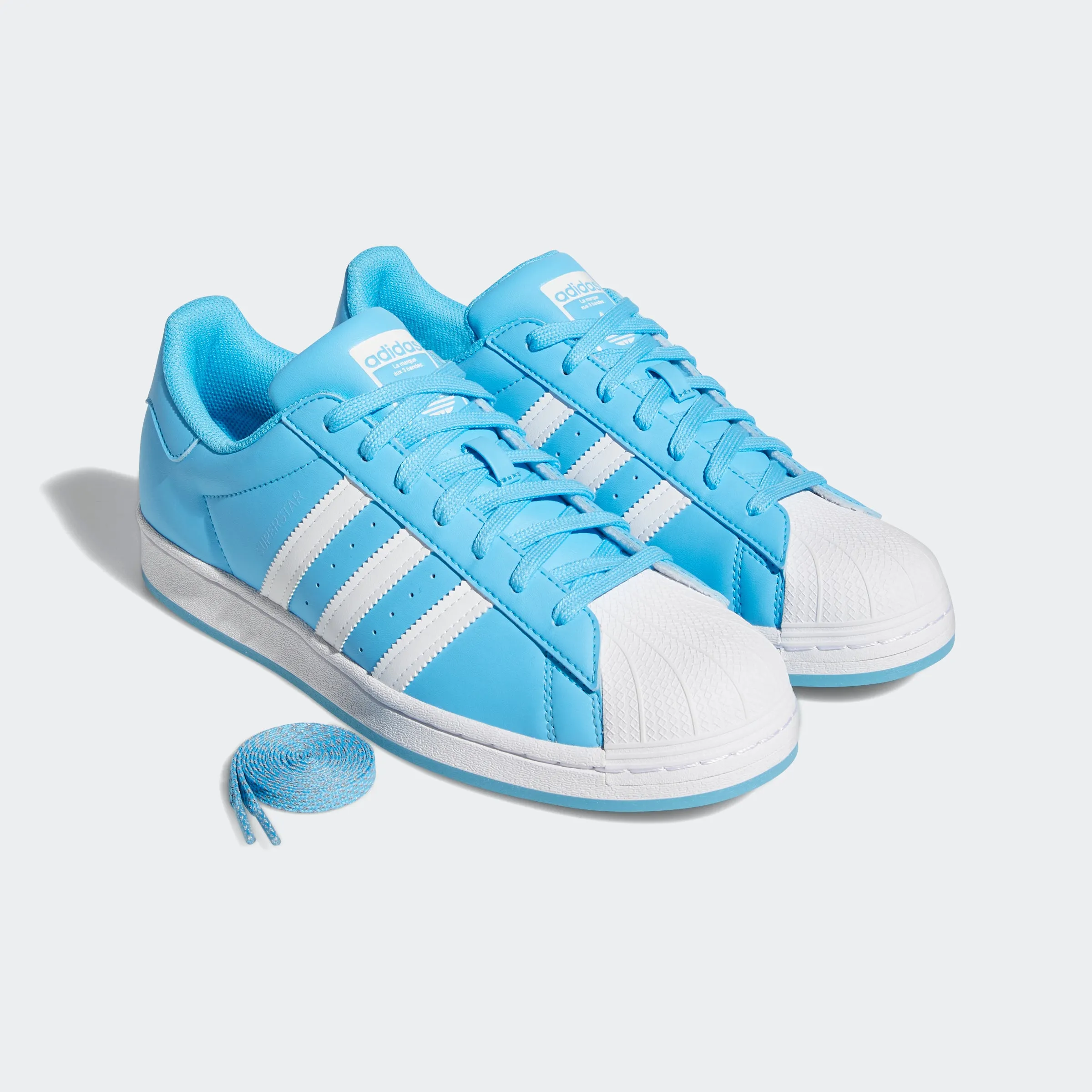 Men's adidas Originals Superstar Shoes Sky Rush