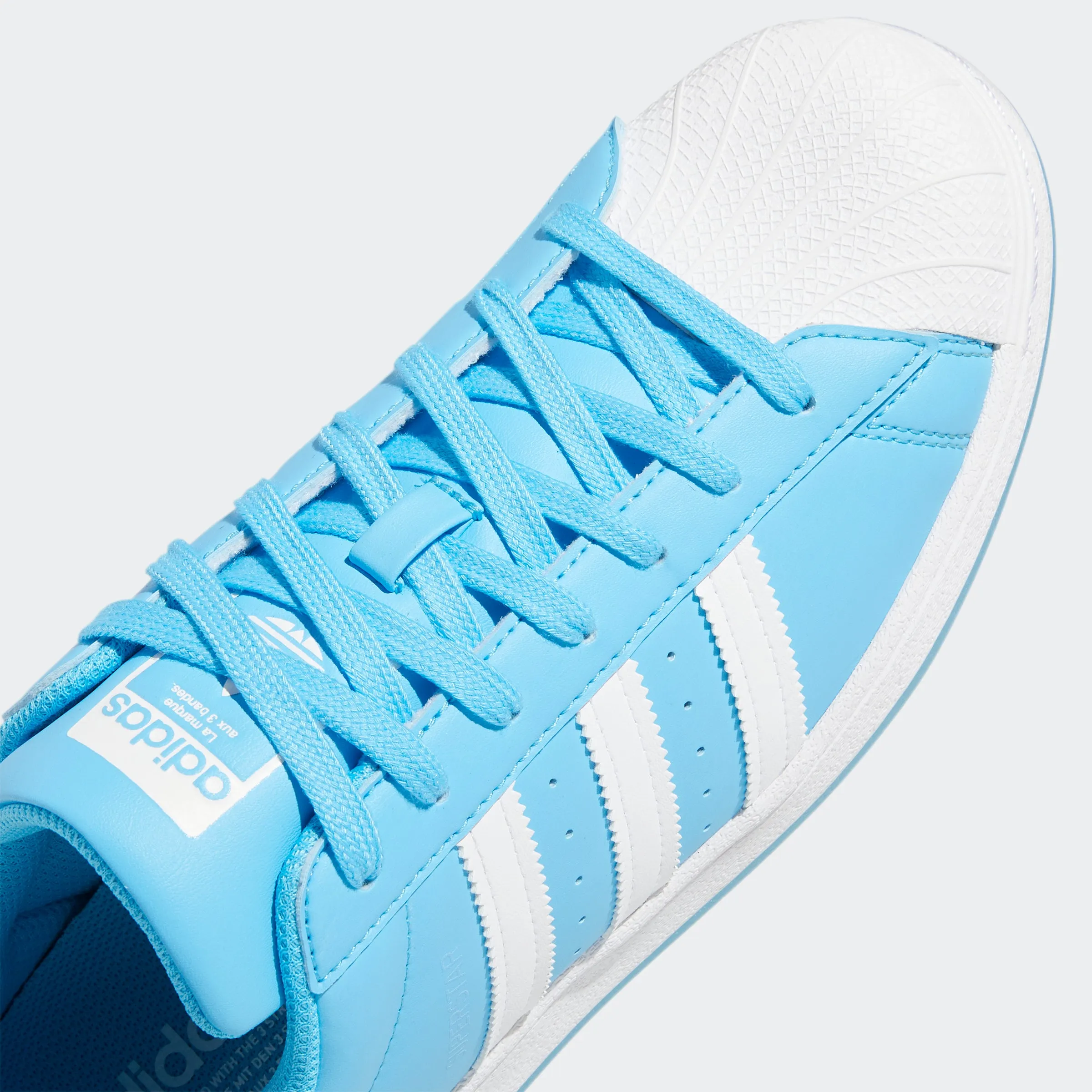 Men's adidas Originals Superstar Shoes Sky Rush