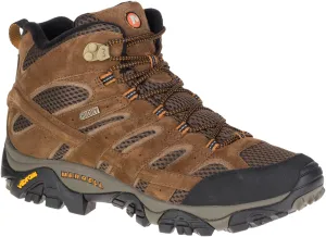 'Merrell' Men's Moab 2 Mid WP - Earth (Wide)