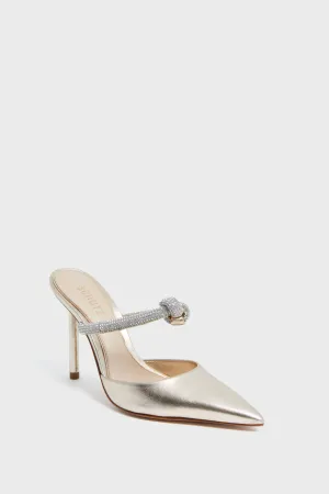 Metallic Napa Pearl Pin Heels