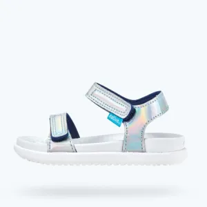 Native Shoes Hologram/Shell White Toddler Charley Sandal