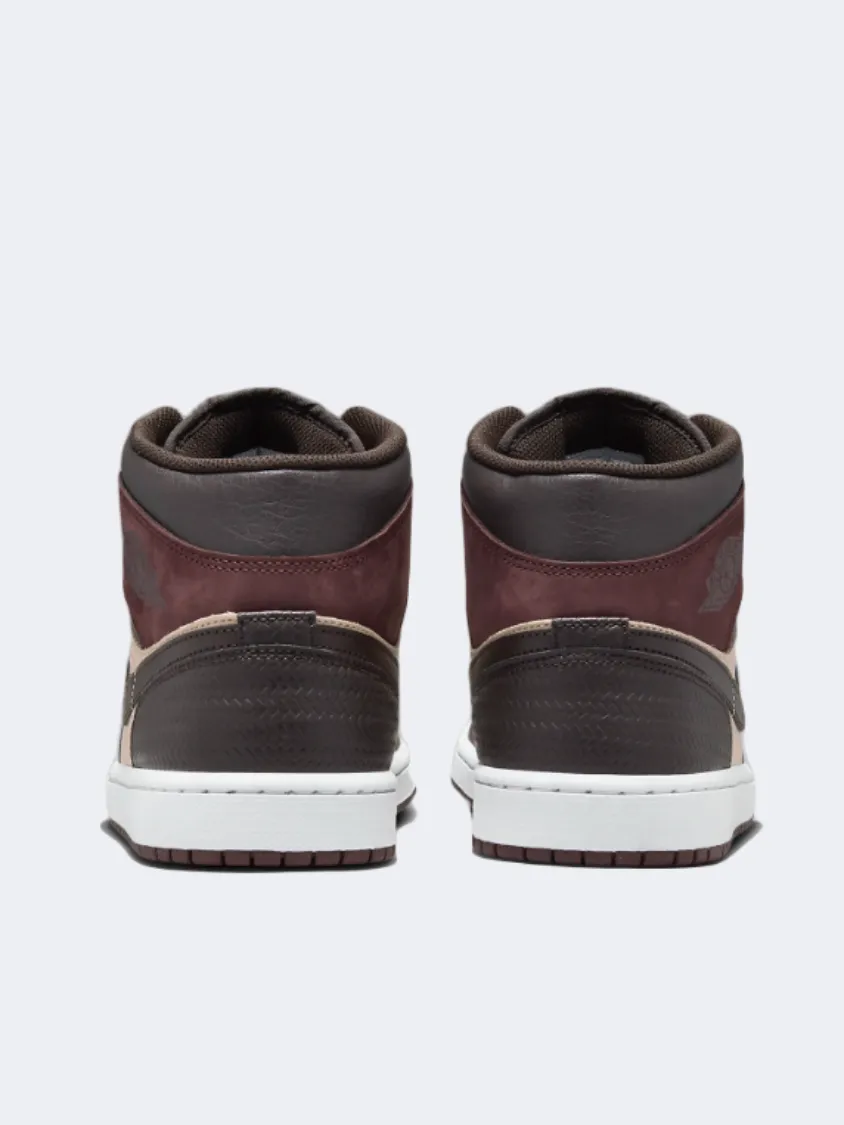 Nike Air Jordan 1 Se Men Basketball Shoes Velvet Brown/Sand