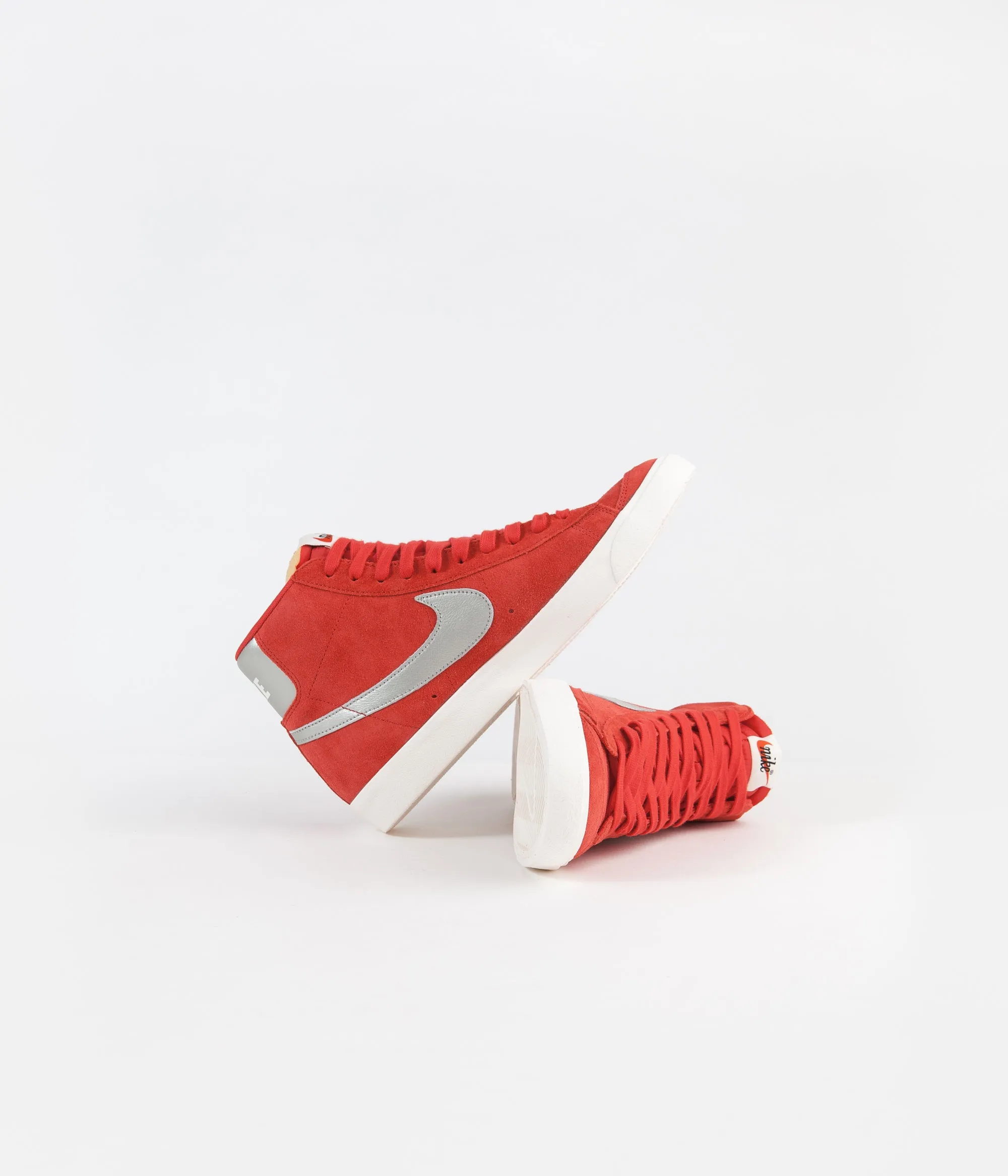 Nike Blazer '77 Shoes - University Red / Metallic Silver - Sail