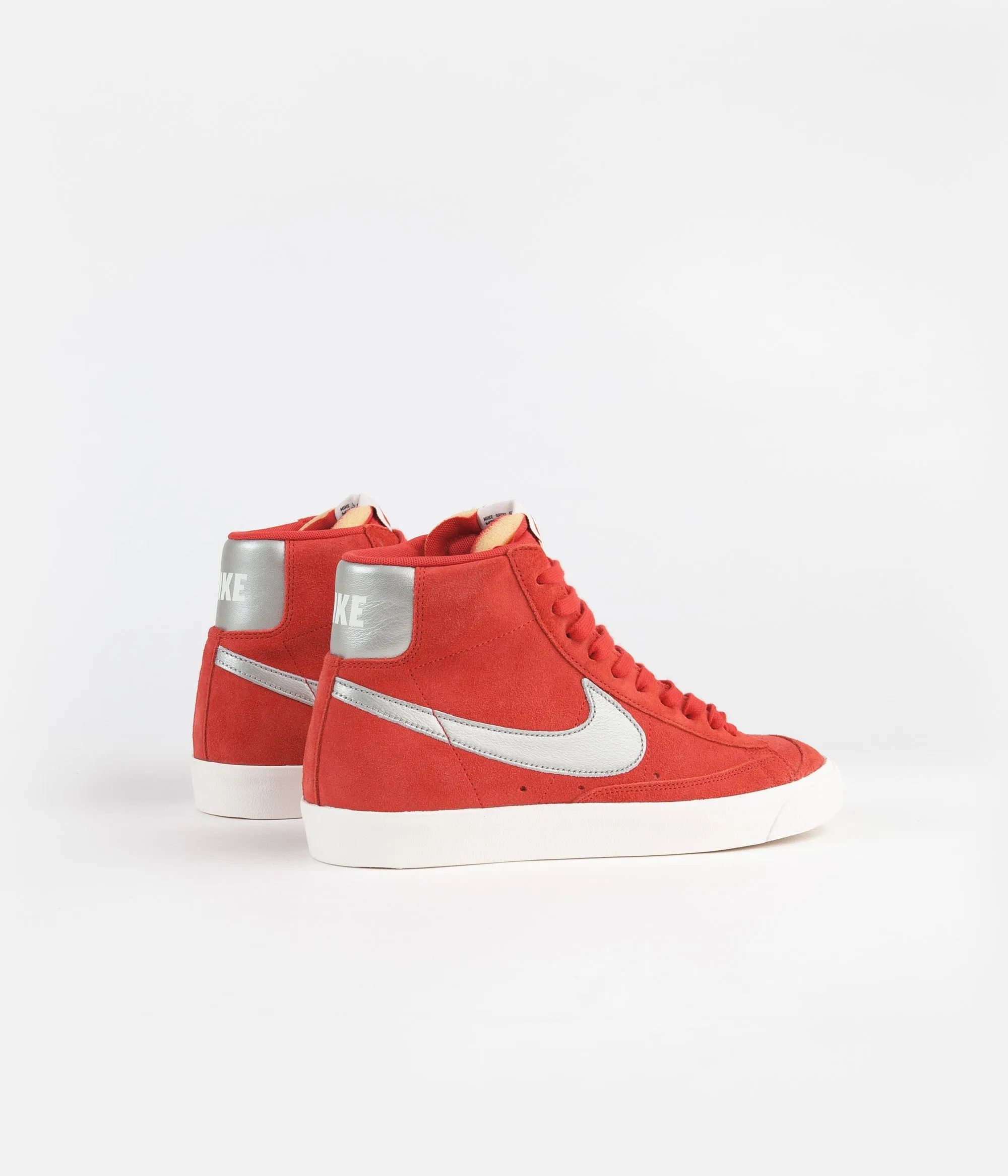 Nike Blazer '77 Shoes - University Red / Metallic Silver - Sail