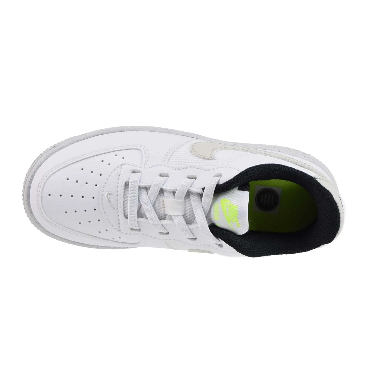 Nike Force 1 Crater NN (PS) Little Kids' Shoes White-Light Bone-Black