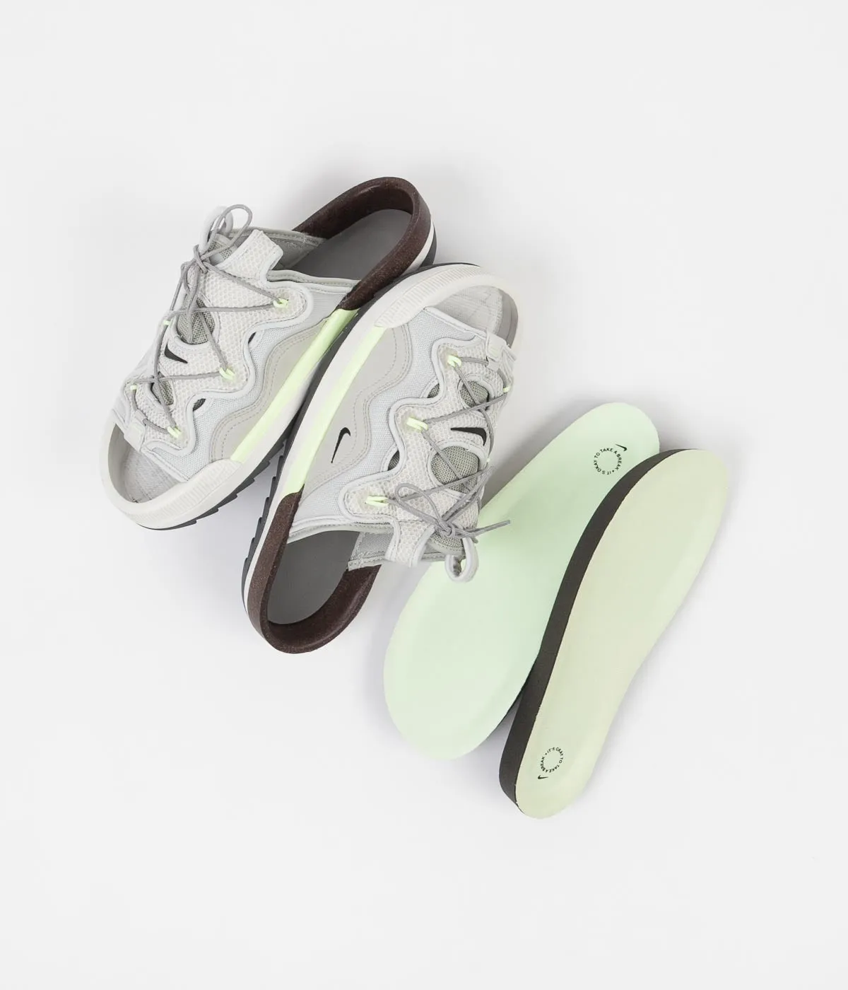 Nike Offline 2.0 Shoes - Light Bone / Black - Stone - Barely Volt