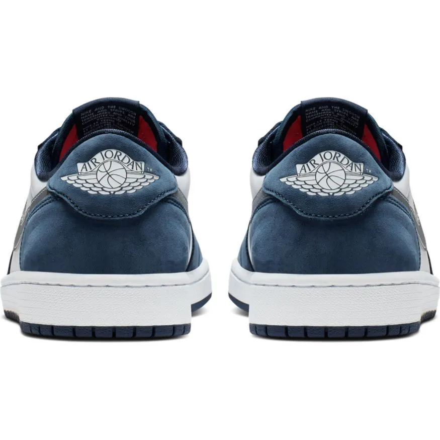 Nike SB X Air Jordan 1 Low - Midnight Navy/Metallic Silver-White