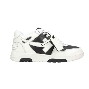 OFF-WHITE Out Of Office Calf Leather in Black/ White