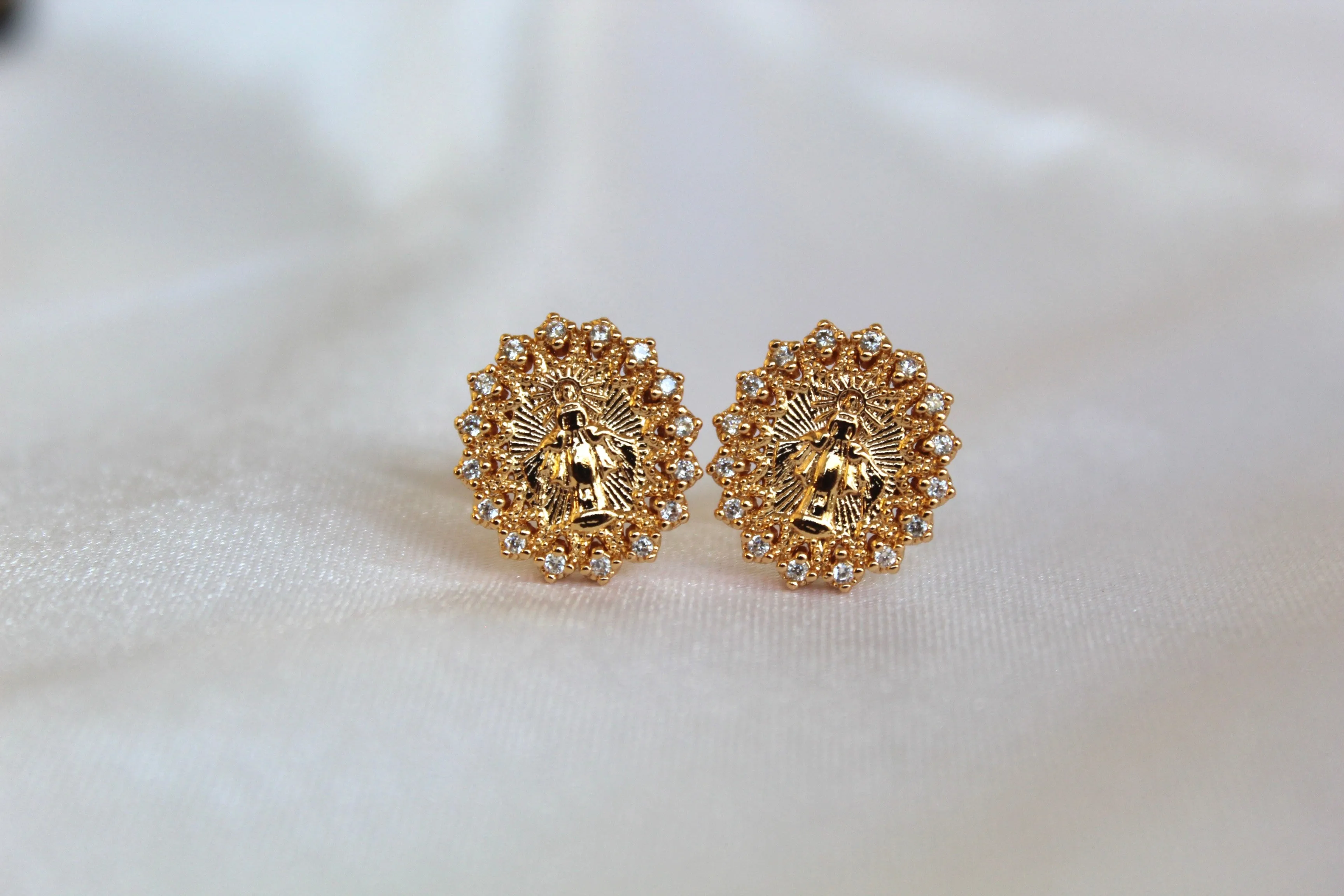 Our Lady Clothed In the Sun Earrings