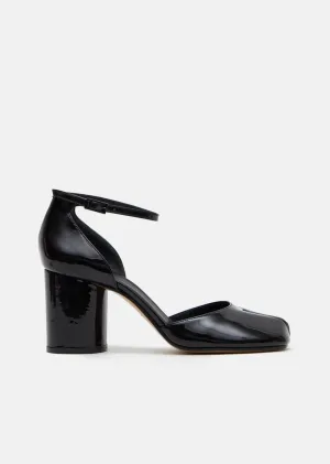 Patent Leather Tabi Sandals