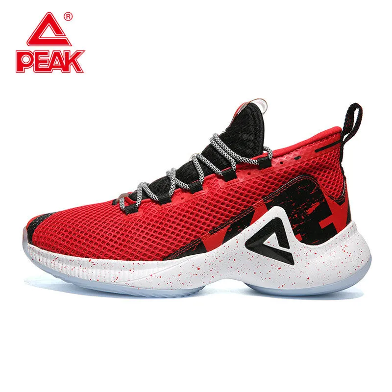 PEAK Basketball Shoes Men Sneakers P-MOTIVE series Black EW02071A