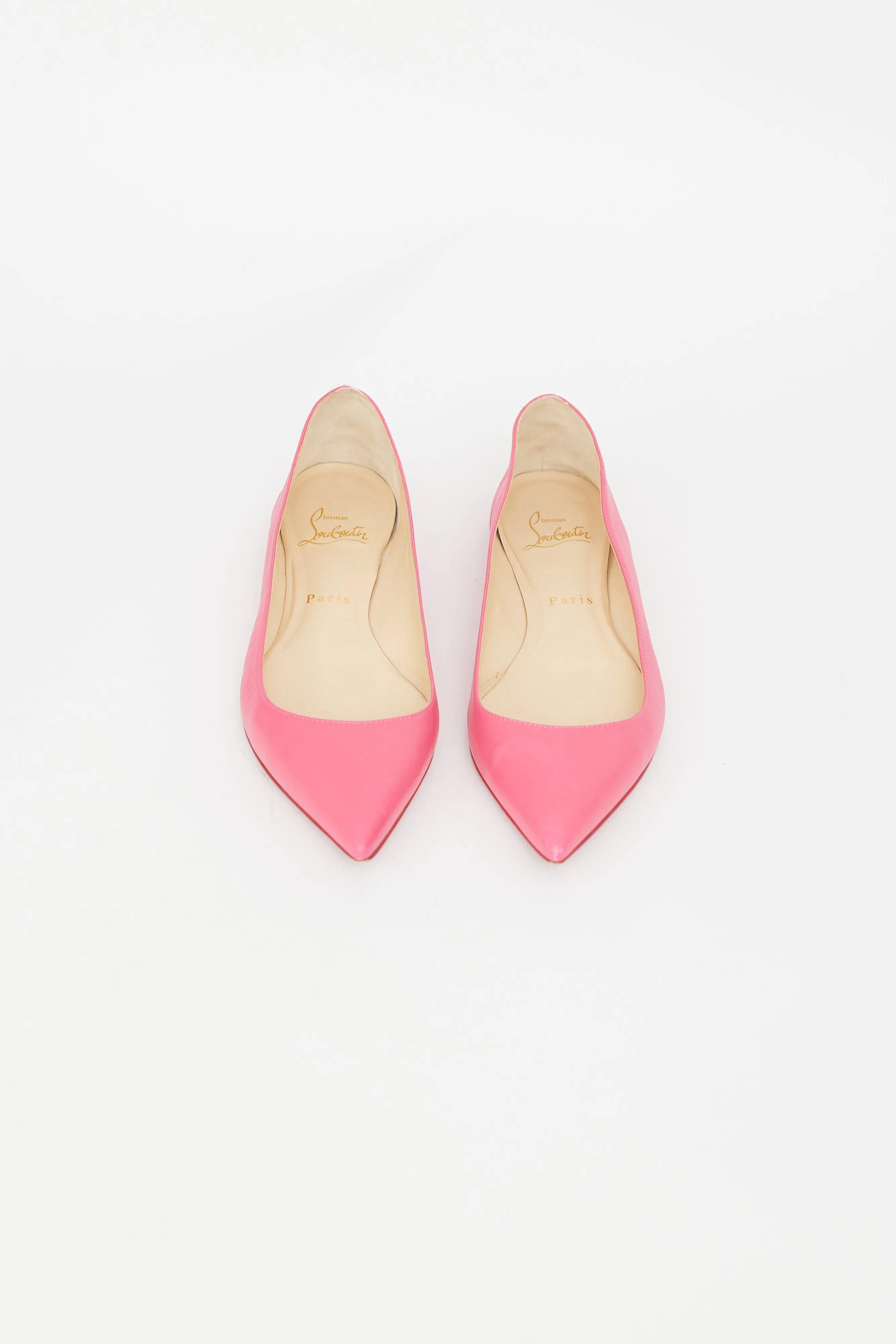 Pink Leather Ballalla Ballet Flat