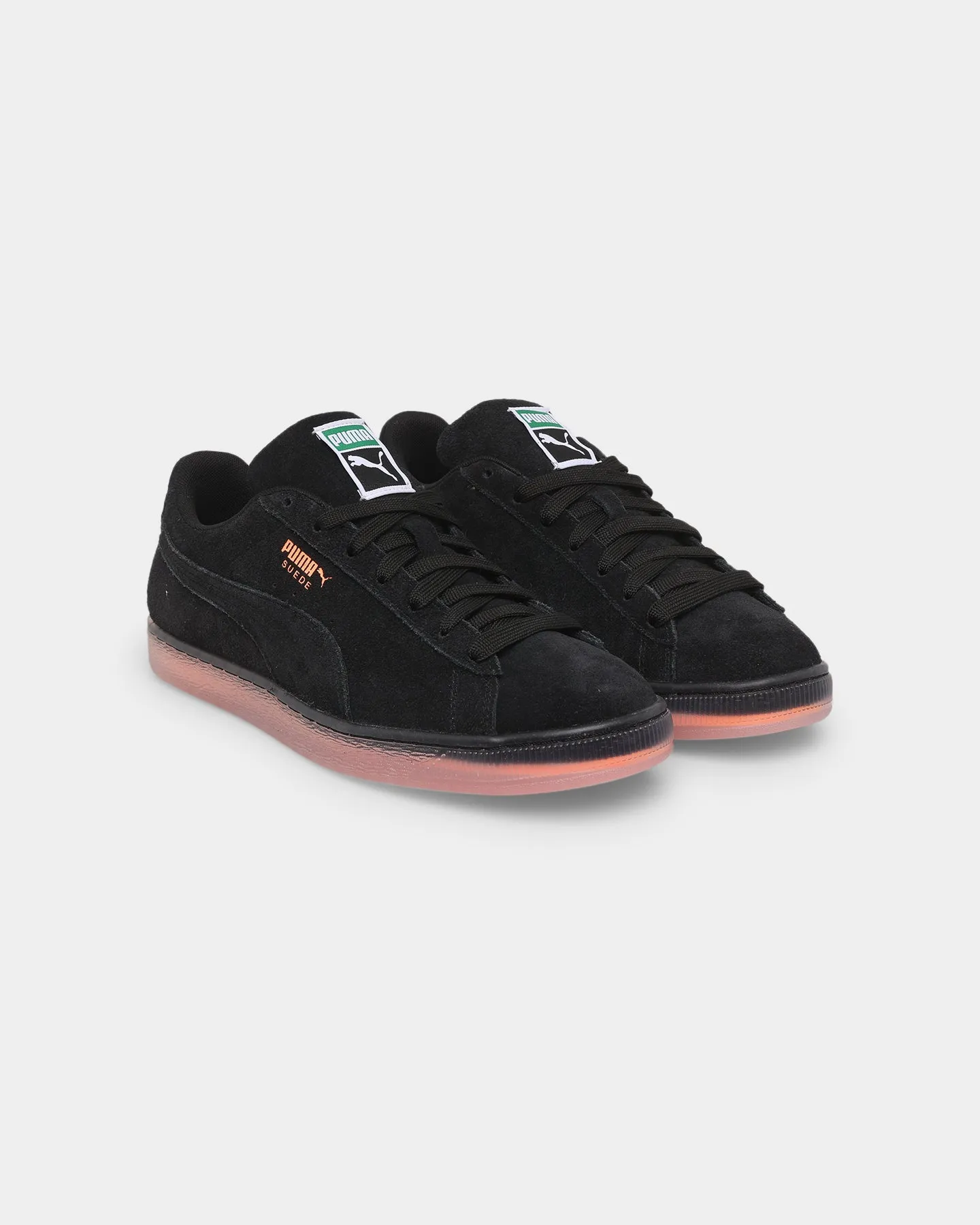 Puma Suede Displaced Basketball Shoes Puma Black-Neon