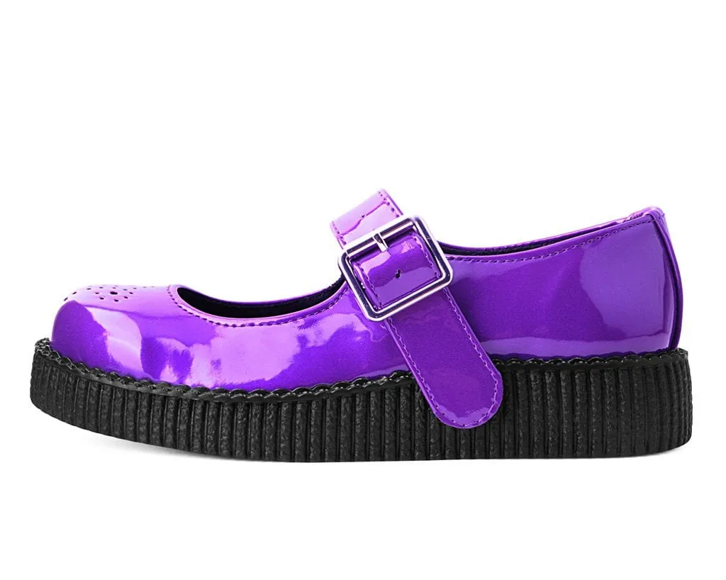 Purple Metallic TUKSkin™ Viva II Mary Jane